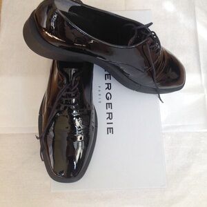 CLERGERIE Black Genuine Leather Shoes** 42, 12